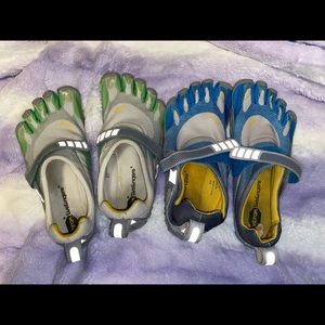 Vibram FiveFinger 38 Green pair only
